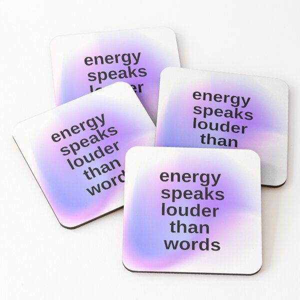 Item preview, Energy Speaks Louder Than Words designed and sold by artbystephm.
