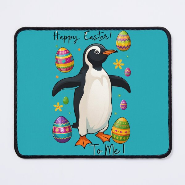 Item preview, Happy Easter To Me, Happy Easter Penguin, Happy Easter, Penguin, designed and sold by GOLDENGARDENART.
