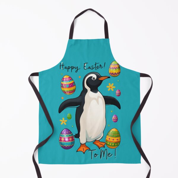 Item preview, Happy Easter To Me, Happy Easter Penguin, Happy Easter, Penguin, designed and sold by GOLDENGARDENART.