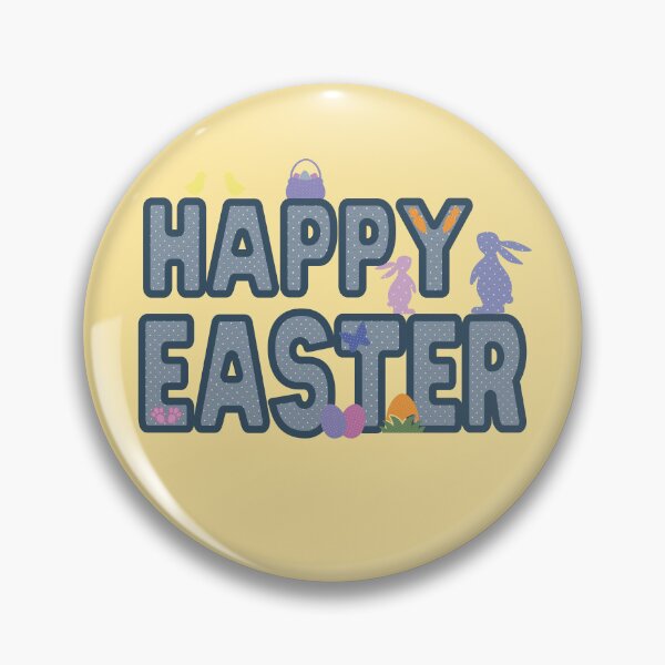 Item preview, Happy Easter - Whimsical Holiday Typography designed and sold by FaeryNuff.