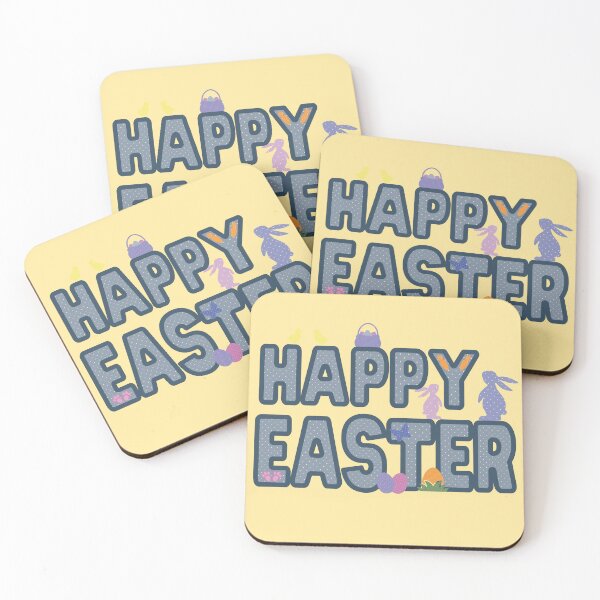 Item preview, Happy Easter - Whimsical Holiday Typography designed and sold by FaeryNuff.