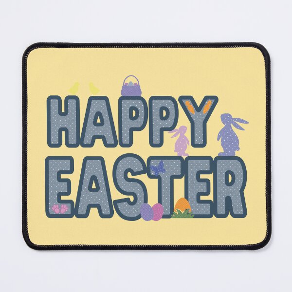 Item preview, Happy Easter - Whimsical Holiday Typography designed and sold by FaeryNuff.