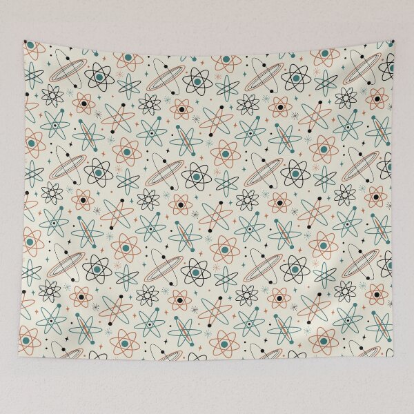 Item preview, Atomic Era Space Mid Century Pattern designed and sold by Orchard Berry.