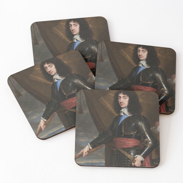 Item preview, Portrait of King Charles II of England, 1653. Philippe de Champaigne (French, 1602–1674). Oil on canvas designed and sold by Vintage Designs +.