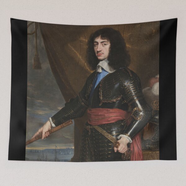 Item preview, Portrait of King Charles II of England, 1653. Philippe de Champaigne (French, 1602–1674). Oil on canvas designed and sold by Vintage Designs +.