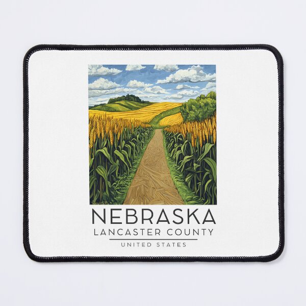 Item preview, A Vintage Poster of Lancaster County - Nebraska - US designed and sold by GoodOldVintage.