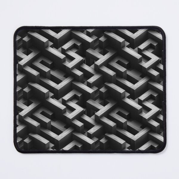 Item preview, Monochrome Geometric Maze designed and sold by NTGUILTY.