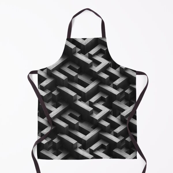 Item preview, Monochrome Geometric Maze designed and sold by NTGUILTY.