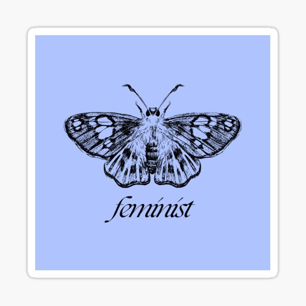 Artikel-Vorschau von feministischer Schmetterling, designt und verkauft von yellowjoys.