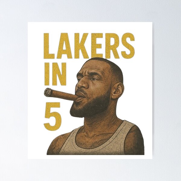 Artikel-Vorschau von Lakers in 5, designt und verkauft von NotWashedTees.