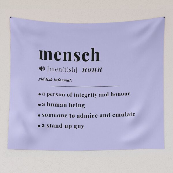 Item preview, Mensch Definition Text design 1 designed and sold by DigitalandPhoto.
