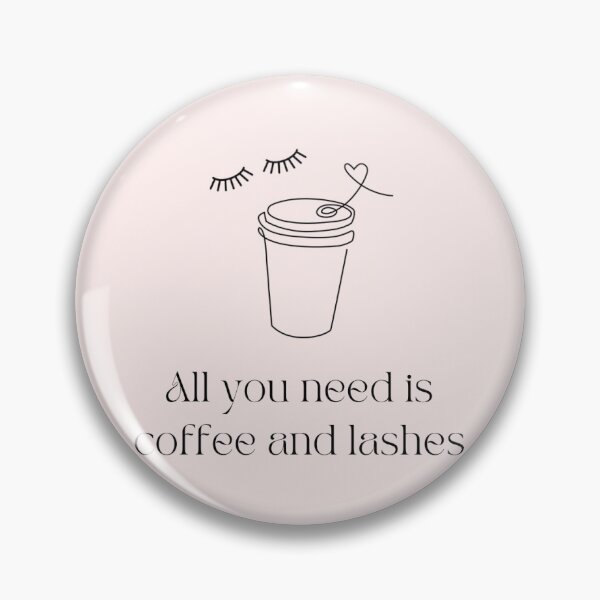 Item preview, Coffee and Lashes designed and sold by Jicygems.