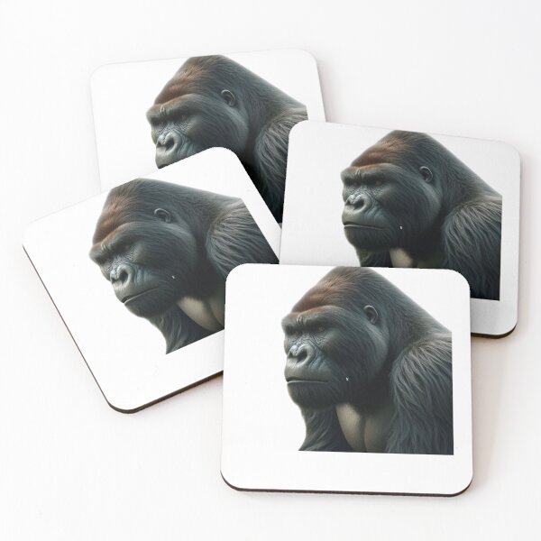 Item preview, Imposing gorilla face designed and sold by Noni3D.