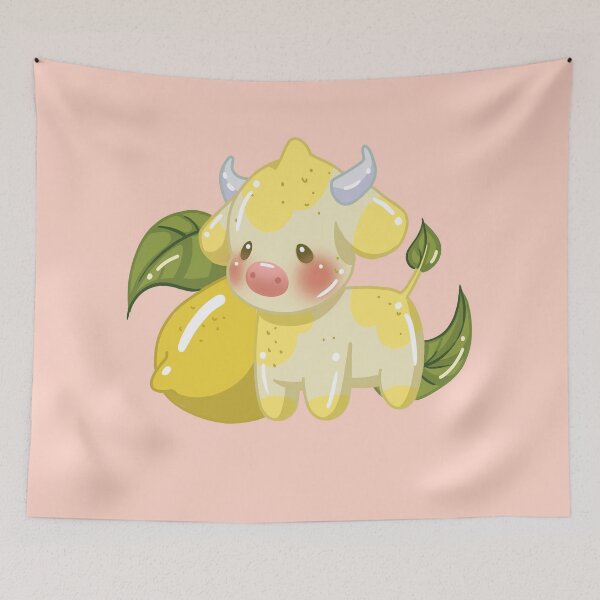 Item preview, Lemon cute cow designed and sold by CharmingChains.