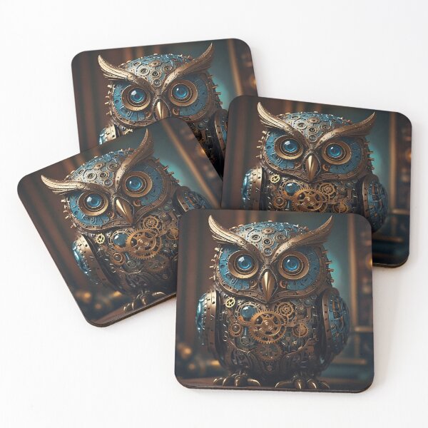 Item preview, steampunk owl designed and sold by Fantasy-Vibes.