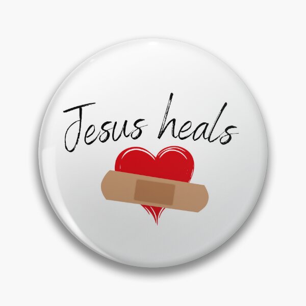 Item preview, Jesus heals designed and sold by SacredSoulCraft.