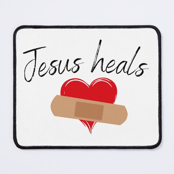 Item preview, Jesus heals designed and sold by SacredSoulCraft.