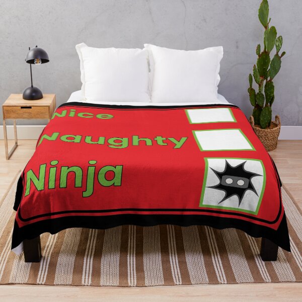 Item preview, Funny Nice Naughty Ninja Christmas Holiday Design designed and sold by MoePark.