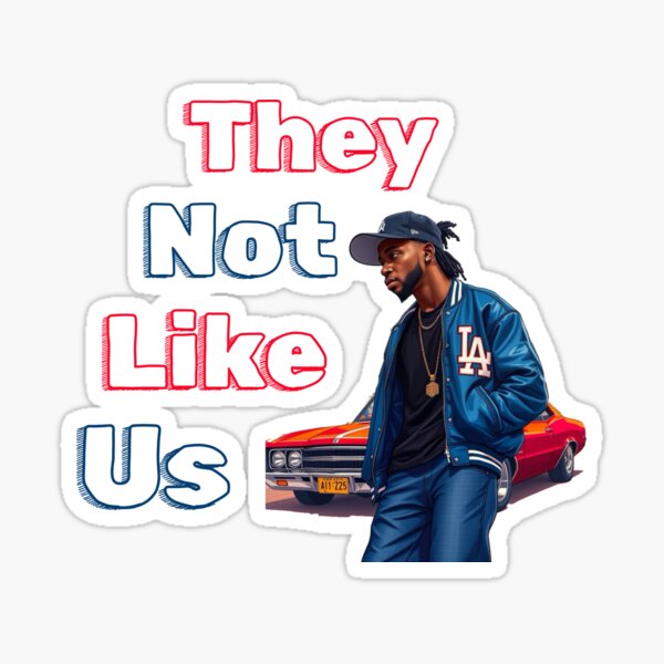 Aperçu de l'œuvre Ils ne nous aiment pas - Kendrick Lamar | Pas comme nous | Hip-hop créée et vendue par TeesByAngelzB.
