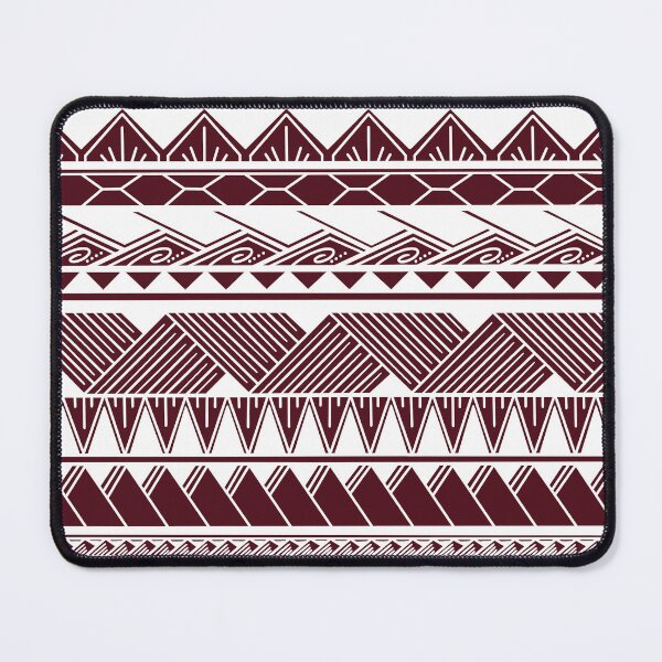 Item preview, White and Maroon Tribal Pattern designed and sold by Steeb757.