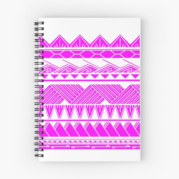 Item preview, White and Bright Pink Tribal Pattern designed and sold by Steeb757.
