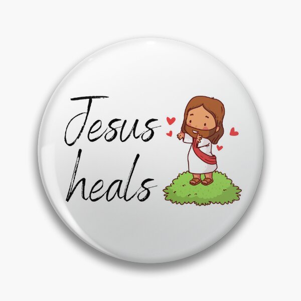 Item preview, Jesus heals designed and sold by SacredSoulCraft.