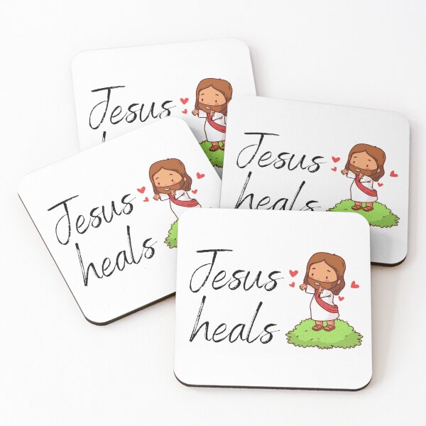Item preview, Jesus heals designed and sold by SacredSoulCraft.
