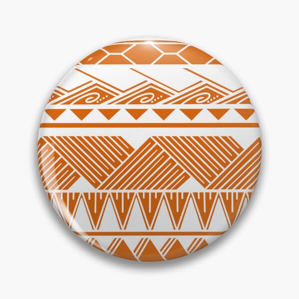 Item preview, White and Orange Tribal Pattern designed and sold by Steeb757.
