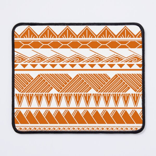 Item preview, White and Orange Tribal Pattern designed and sold by Steeb757.