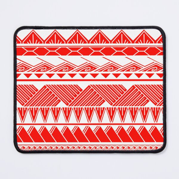 Item preview, White and Burnt Orange Tribal Pattern designed and sold by Steeb757.