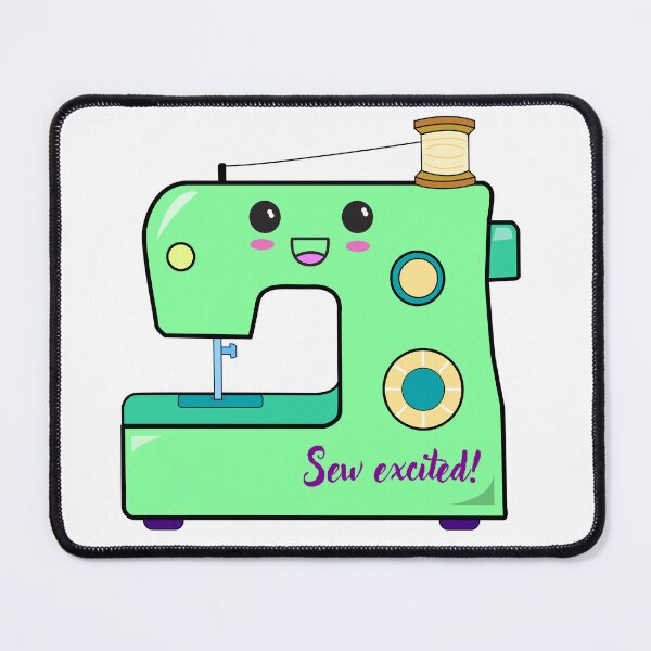 Item preview, Sewing machine is so sew excited! designed and sold by Faith1983.