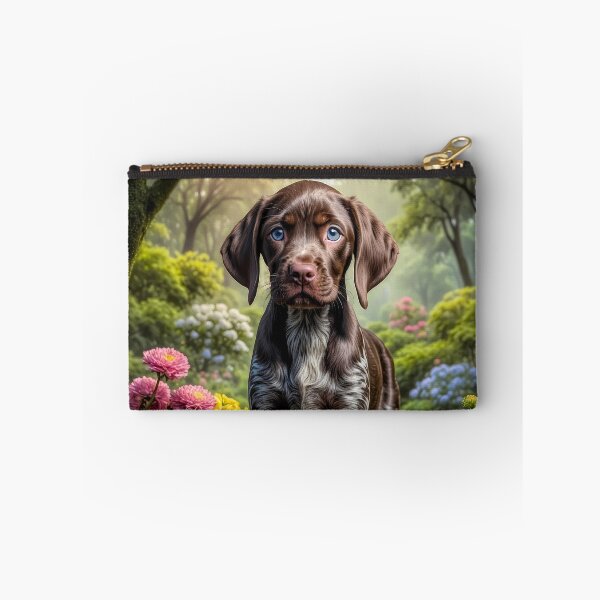 Item preview, Koda German Shorthair Pointer Puppy Portrait designed and sold by Heart and Soul Studio.