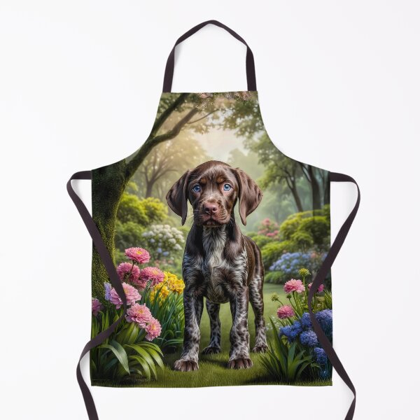 Item preview, Koda German Shorthair Pointer Puppy Portrait designed and sold by Heart and Soul Studio.