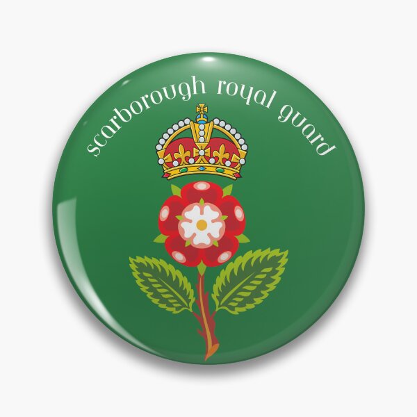 Item preview, Scarborough Royal Guard - Tudor rose and crown - white lettering designed and sold by ScarbyGuard.