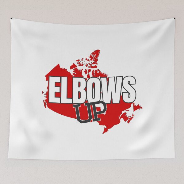 Item preview, Elbows Up – Bold Canadian Attitude Design designed and sold by KimRG.