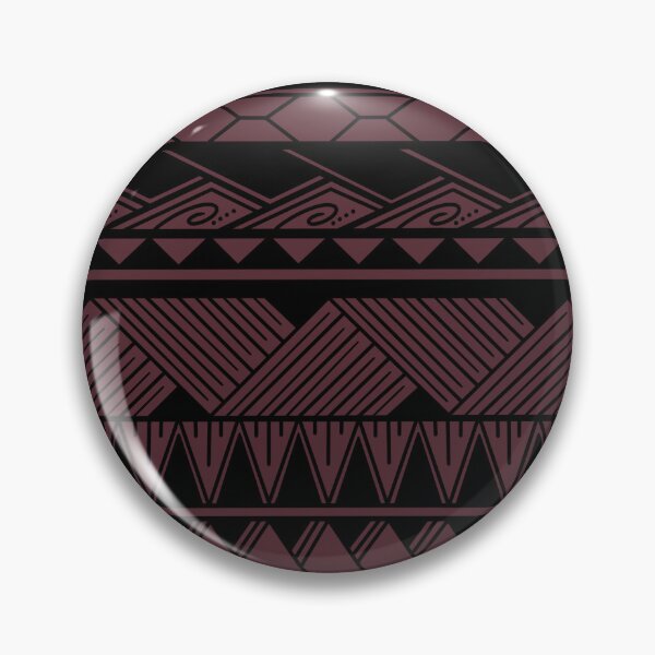 Item preview, Black and Taupe Mauve Tribal Pattern designed and sold by Steeb757.