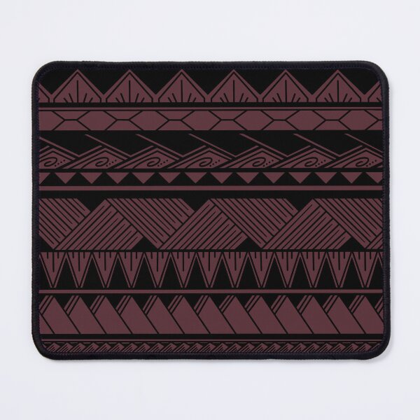 Item preview, Black and Taupe Mauve Tribal Pattern designed and sold by Steeb757.