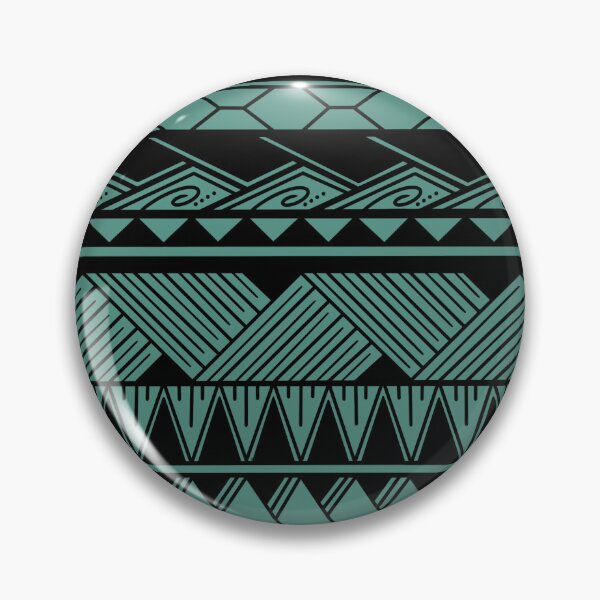 Item preview, Black and Muted Teal Tribal Pattern designed and sold by Steeb757.
