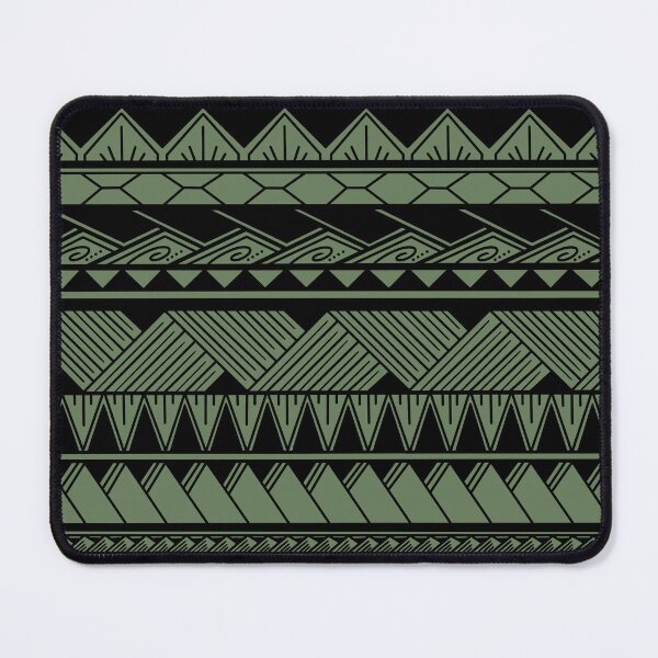 Item preview, Black and Moss Tribal Pattern designed and sold by Steeb757.