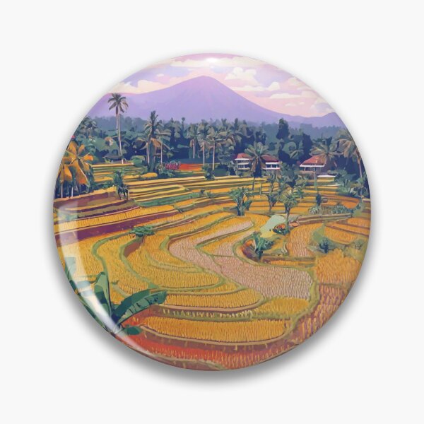 Artikelvorschau, Reisterrassen von Ubud: Ruhige balinesische Landschaft entworfen und verkauft von OttensPixels.