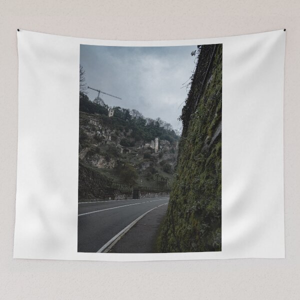 Item preview, Hidden Hill Ruins – Moody European Roadside Photo” designed and sold by tommy3613.