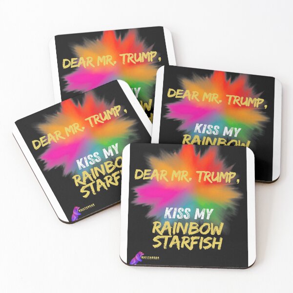 Item preview, Dear Mr. Trump, Kiss My Rainbow Starfish  designed and sold by BUILTABEAR PRODUCTIONS.