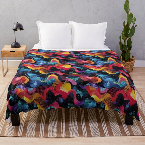 Item preview, Colorfull Abstract Waves  designed and sold by NTGUILTY.
