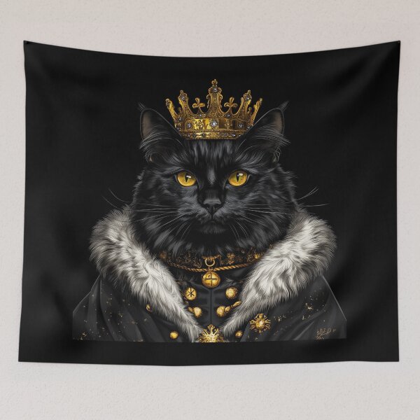 Item preview, Majestic Cat Art - Royal Design designed and sold by ArtbyPatti.