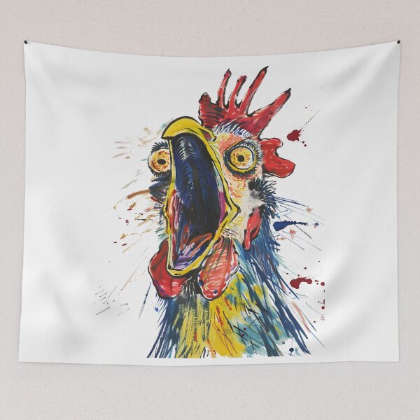 Item preview, Crazy Rooster designed and sold by Sketch-Shack.
