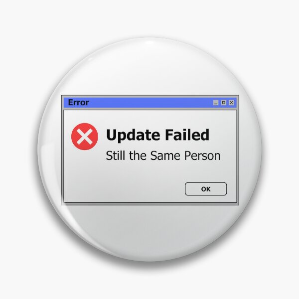 Item preview, Update Failed – Funny Windows Error Dialog Design designed and sold by LootRespawn.