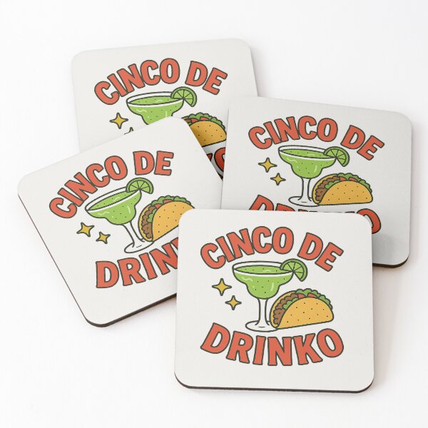 Item preview, Cinco de Drinko - Funny Margarita & Taco Party Design designed and sold by Bratak.
