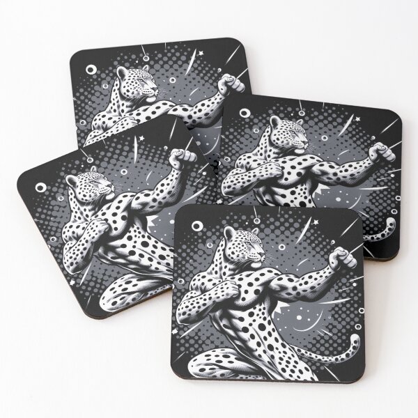 Item preview, leopard and kung fu designed and sold by Dogandesighn.
