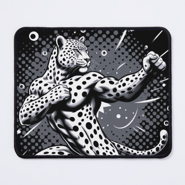 Item preview, leopard and kung fu designed and sold by Dogandesighn.