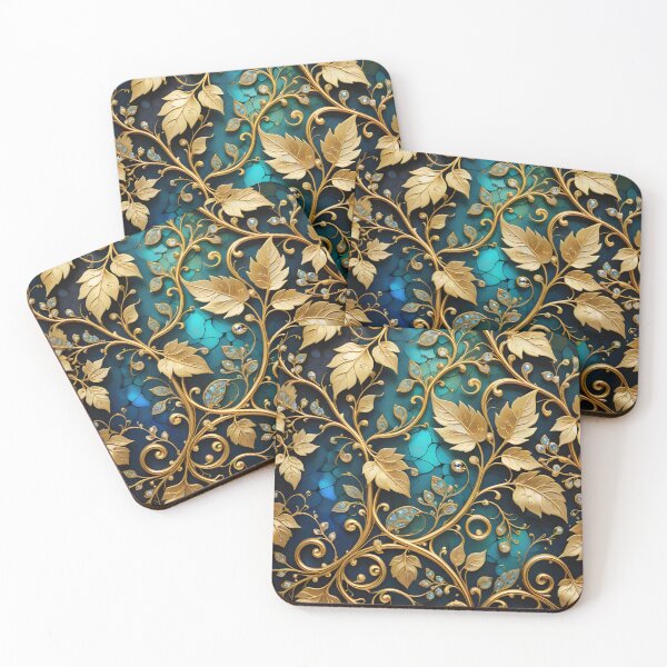 Item preview, Elegant Leaves And Vines Pattern designed and sold by debbiedwarika.
